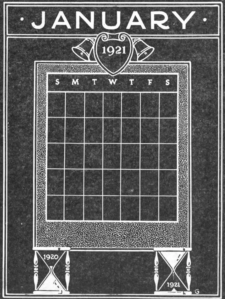 Calendario para planificar el tiempo